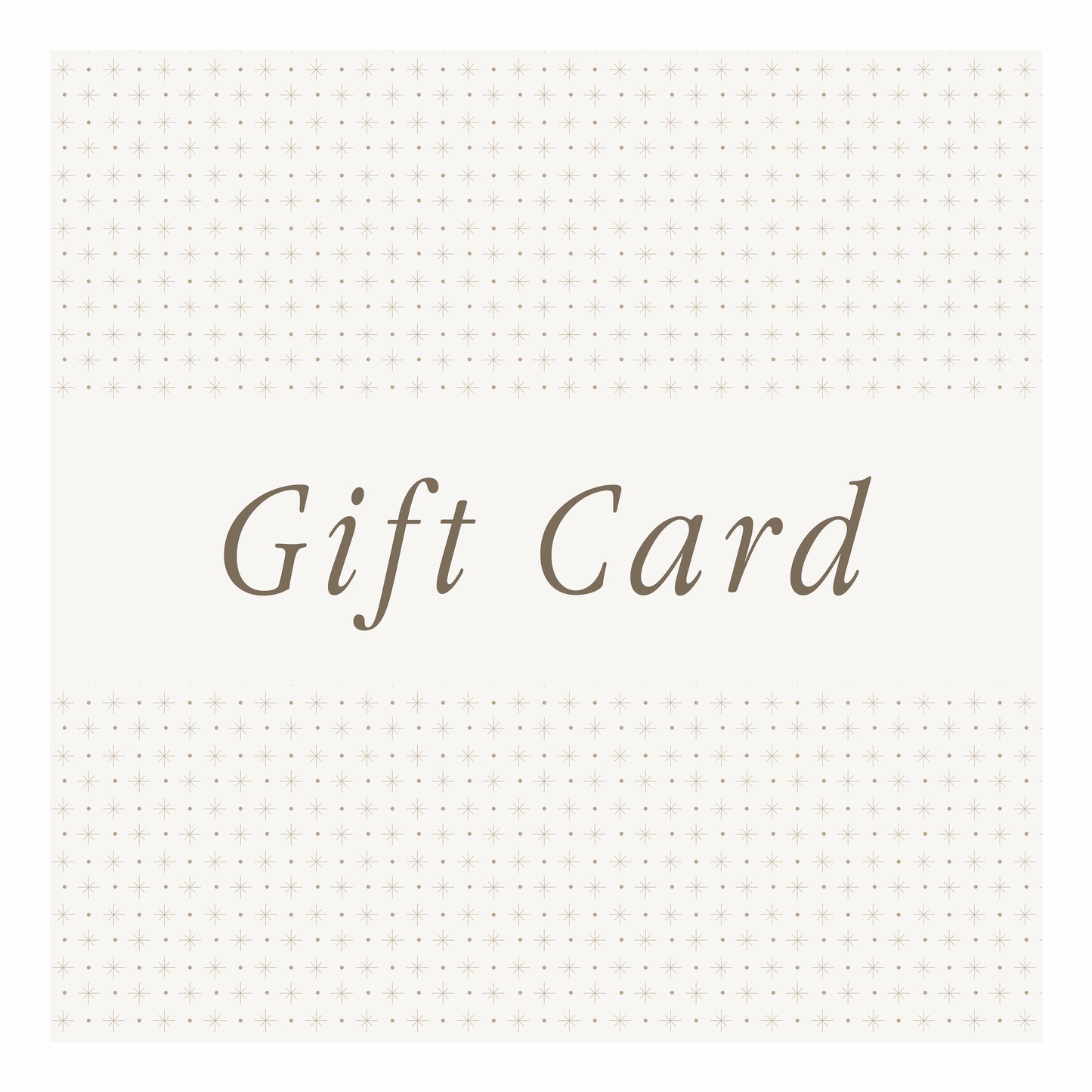 Gift Card Experience